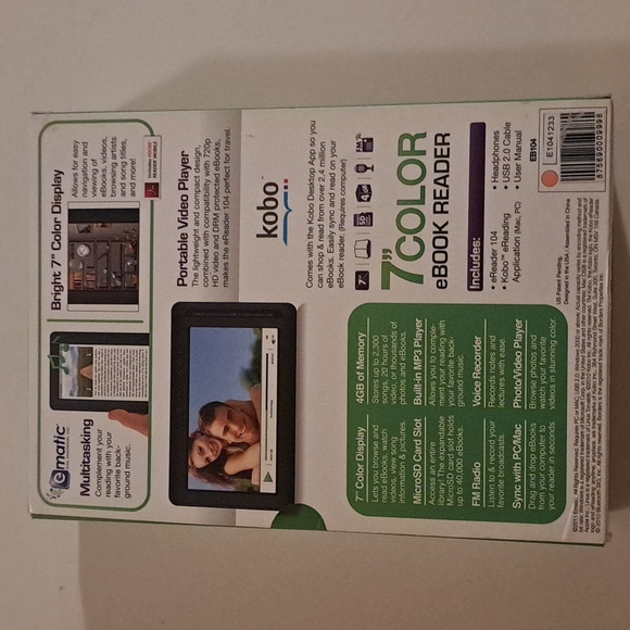 Ematic 7" Color ebook Reader-Pink - Picture 6 of 7